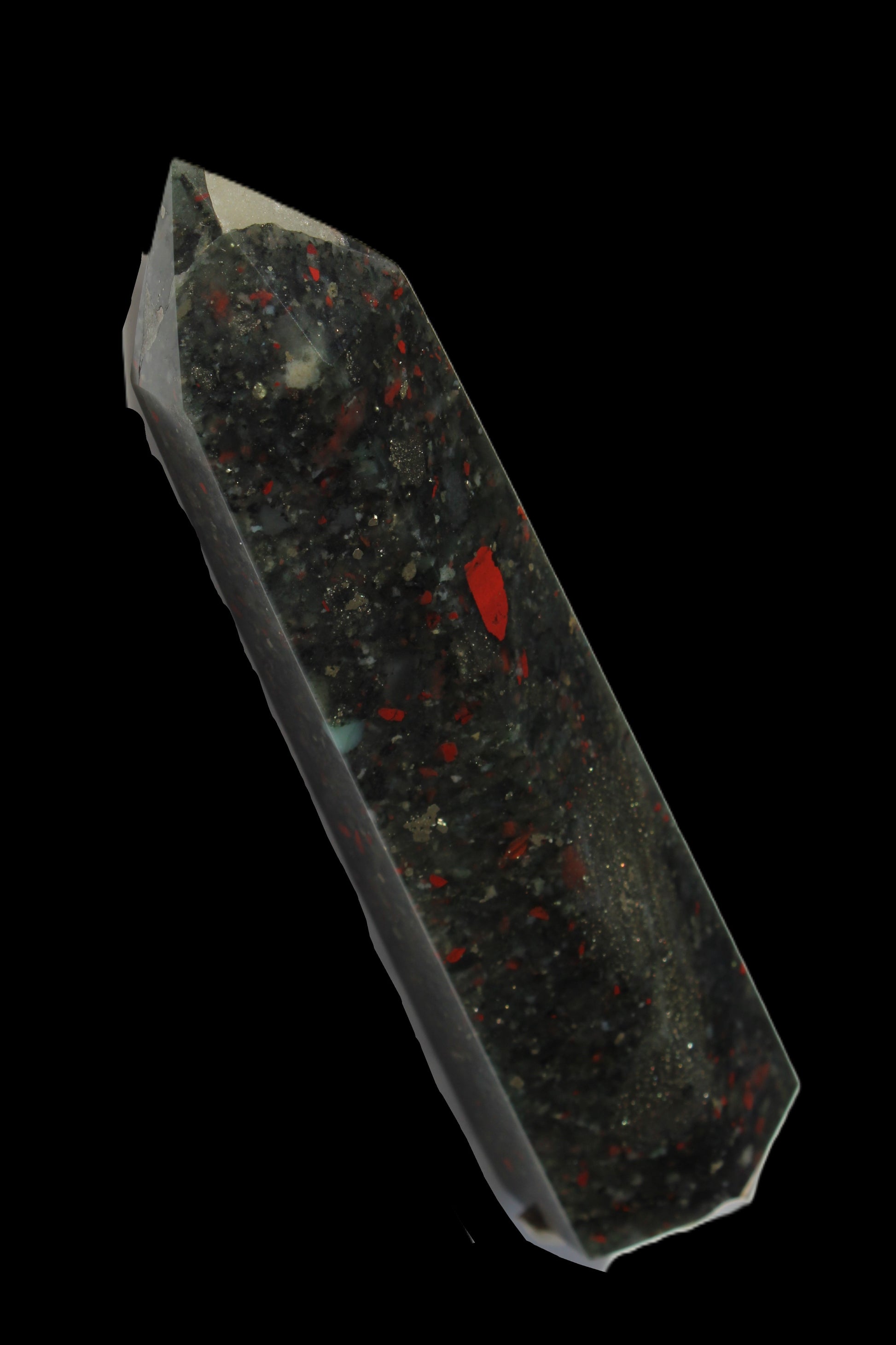 African Bloodstone wand 63g Rocks and Things