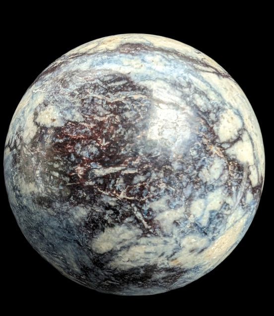 Pietersite sphere 209g in sunshine - Rocks and Things Store