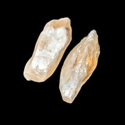 Citrine 2 crystals from Himalaya 7-9g in sunshine
