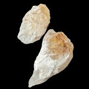 Citrine 2 crystals from Himalaya 7-9g in sunshine