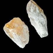 Citrine 2 crystals from Himalaya 7-9g in sunshine