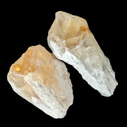 Citrine 2 crystals from Himalaya 7-9g in sunshine