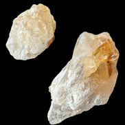 Citrine 2 crystals from Himalaya 7-9g in sunshine