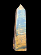 Golden with Blue Tigers Eye obelisk 290g