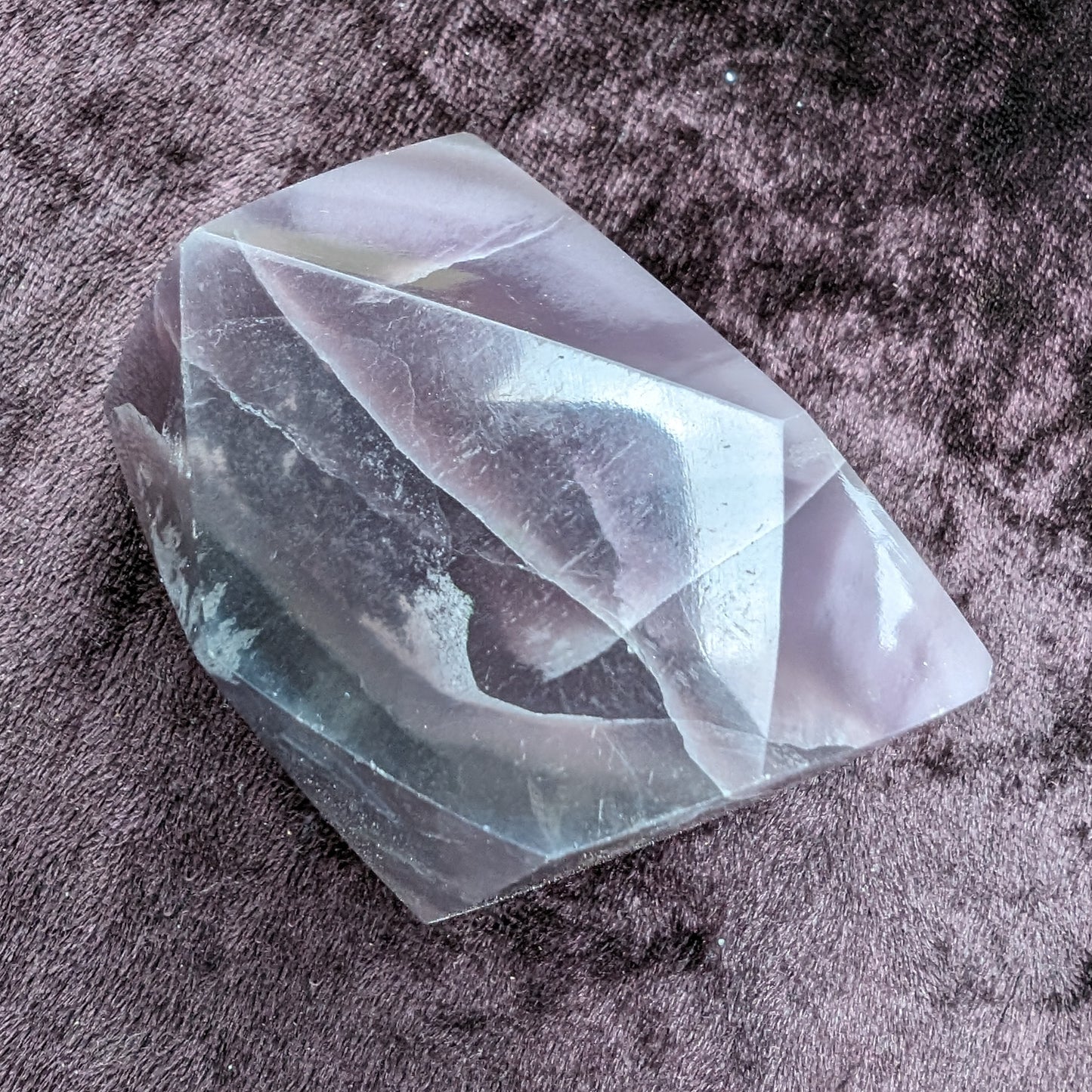 Purple Fluorite polygon 226g Rocks and Things