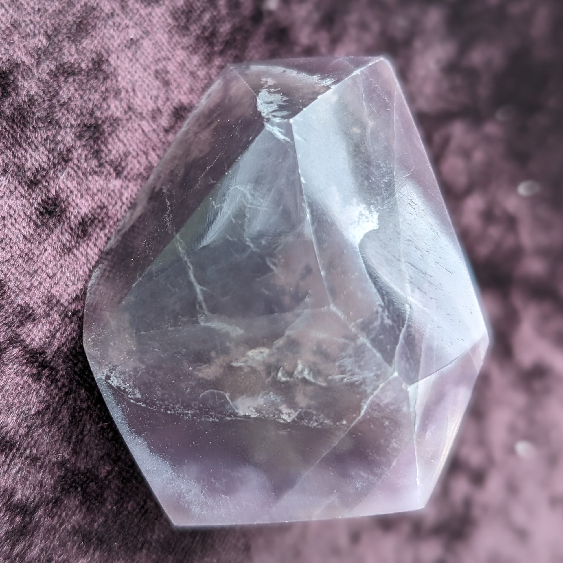 Purple Fluorite polygon 226g Rocks and Things