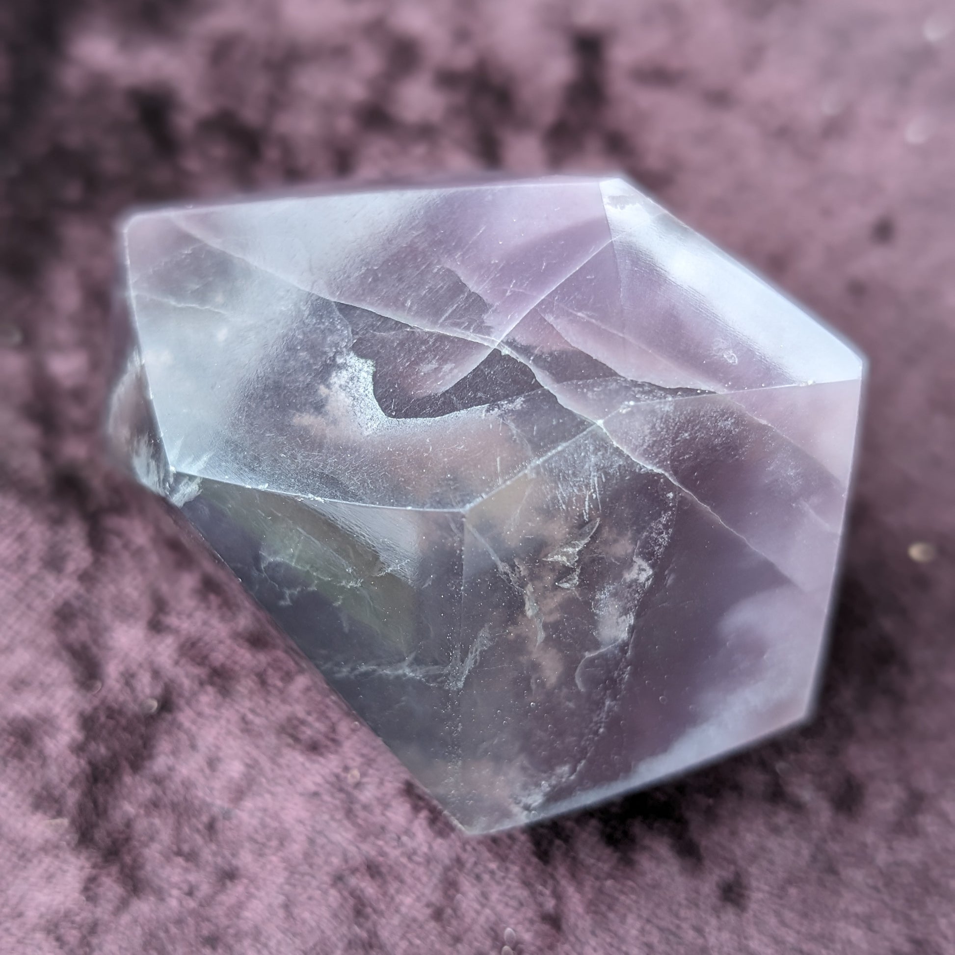 Purple Fluorite polygon 226g Rocks and Things