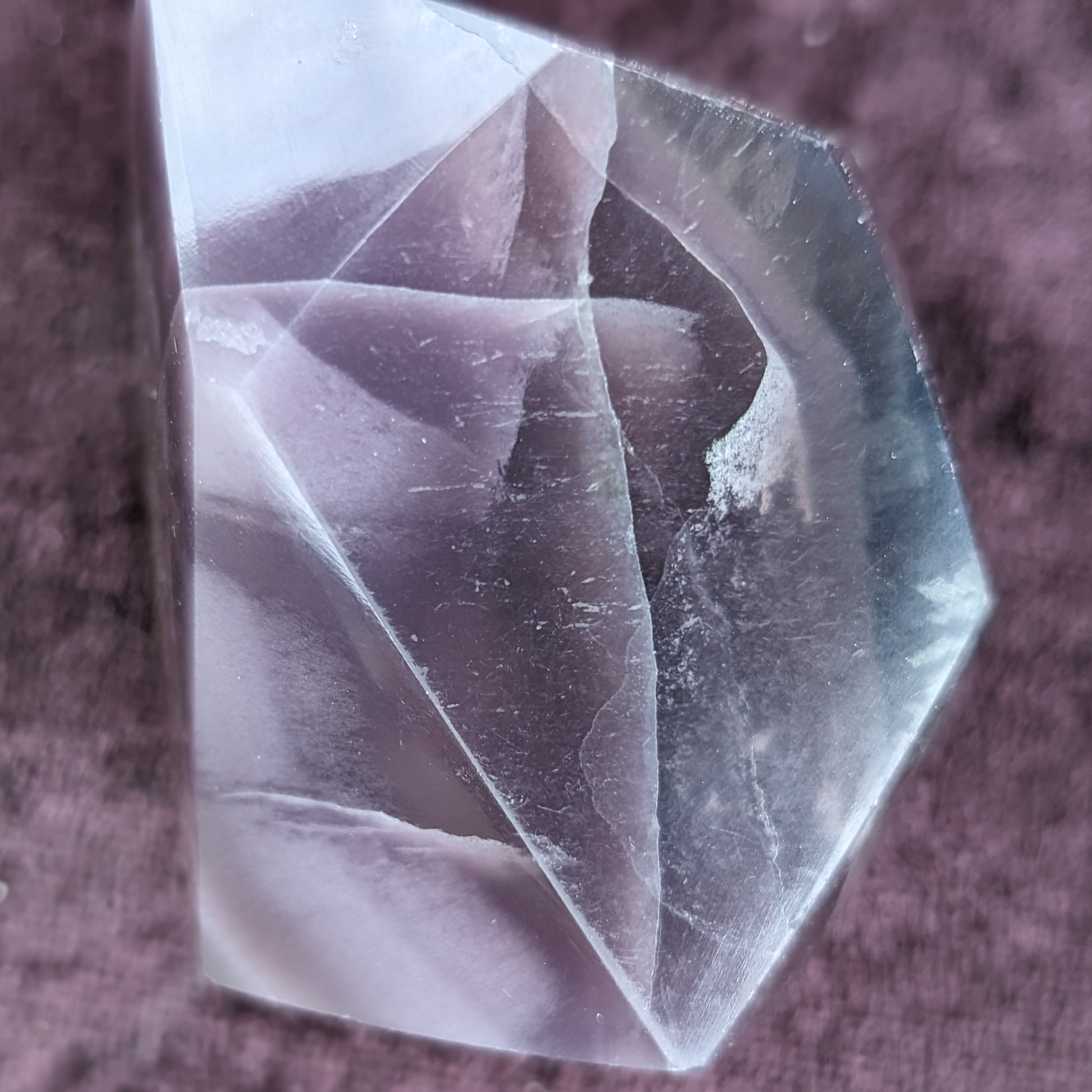 Purple Fluorite polygon 226g Rocks and Things