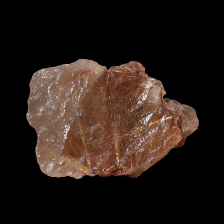 Golden Hair Rutile Quartz crystal 26g in sunlight - Rocks and Things Store