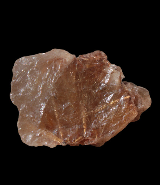 Golden Hair Rutile Quartz crystal 26g in sunlight - Rocks and Things Store