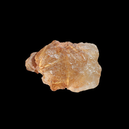 Golden Hair Rutile Quartz crystal 26g in sunlight - Rocks and Things Store