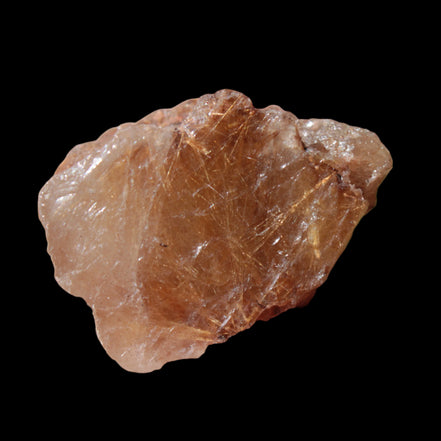 Golden Hair Rutile Quartz crystal 26g in sunlight - Rocks and Things Store