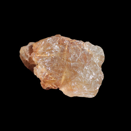 Golden Hair Rutile Quartz crystal 26g in sunlight - Rocks and Things Store