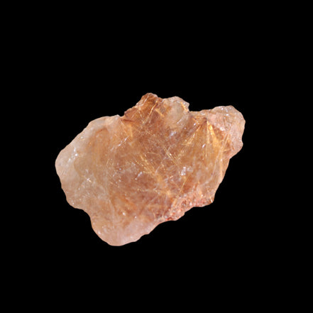 Golden Hair Rutile Quartz crystal 26g in sunlight - Rocks and Things Store