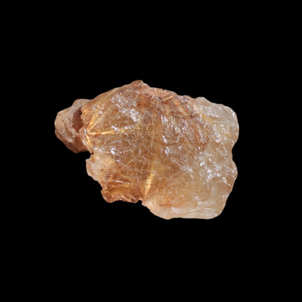 Golden Hair Rutile Quartz crystal 26g in sunlight - Rocks and Things Store