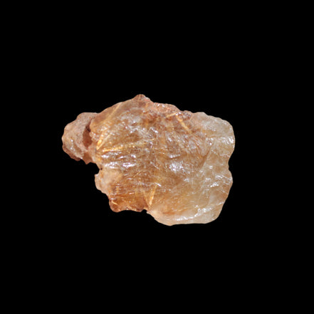 Golden Hair Rutile Quartz crystal 26g in sunlight - Rocks and Things Store