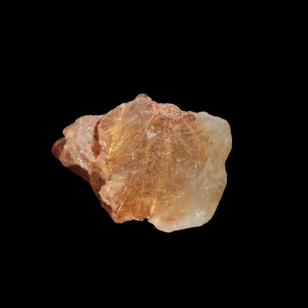 Golden Hair Rutile Quartz crystal 26g in sunlight - Rocks and Things Store