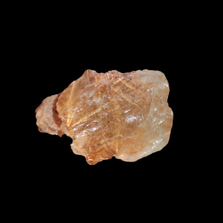 Golden Hair Rutile Quartz crystal 26g in sunlight - Rocks and Things Store