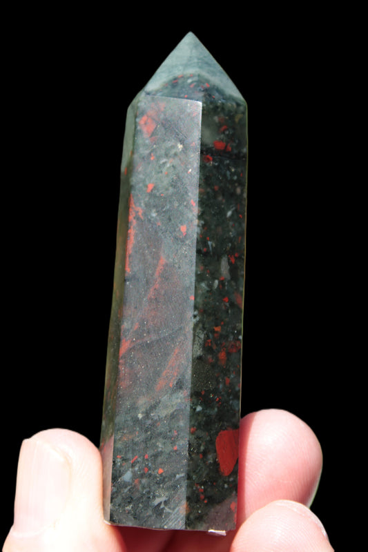 African Bloodstone wand 53g Rocks and Things