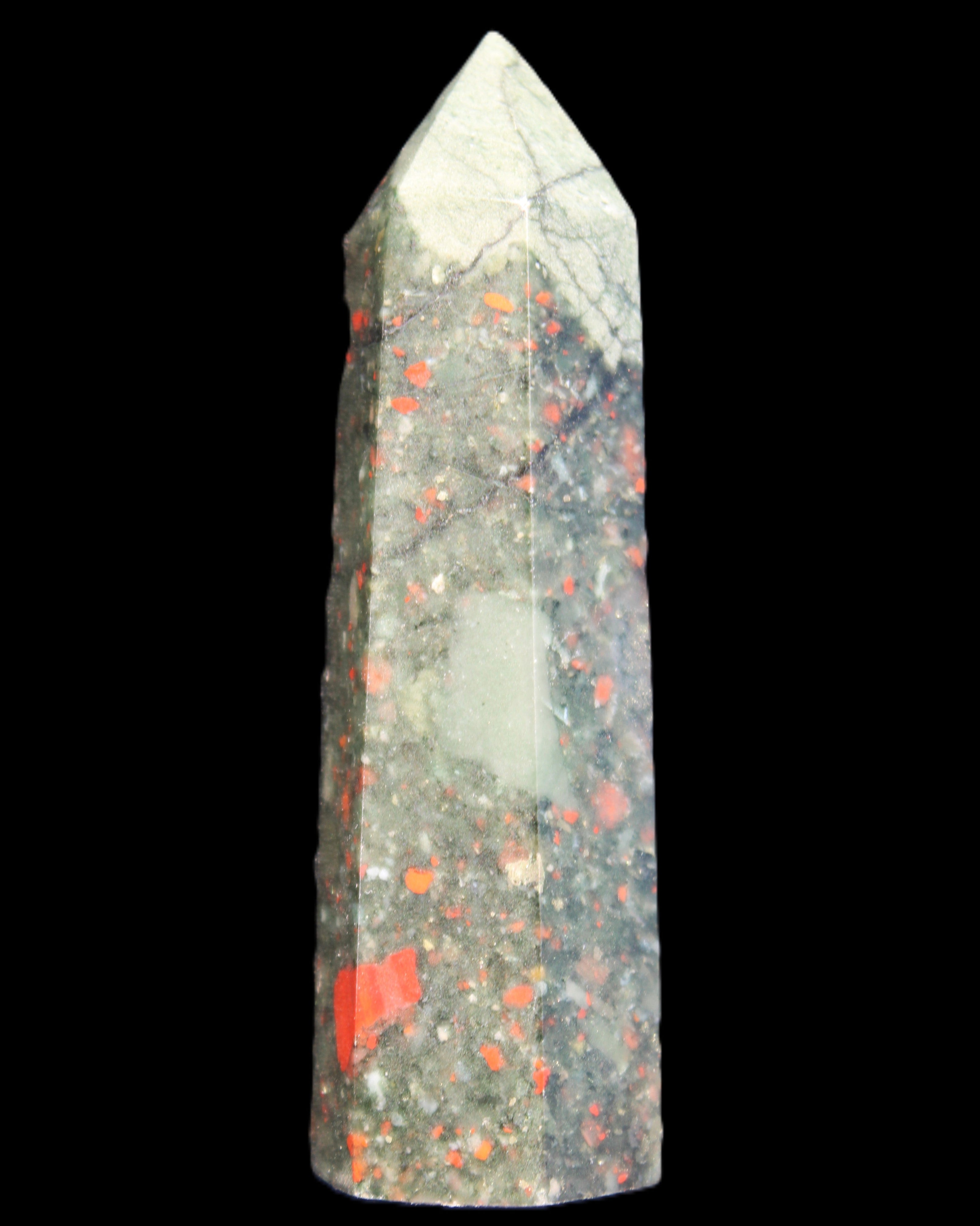 African Bloodstone wand 53g in sunlight - Rocks and Things Store