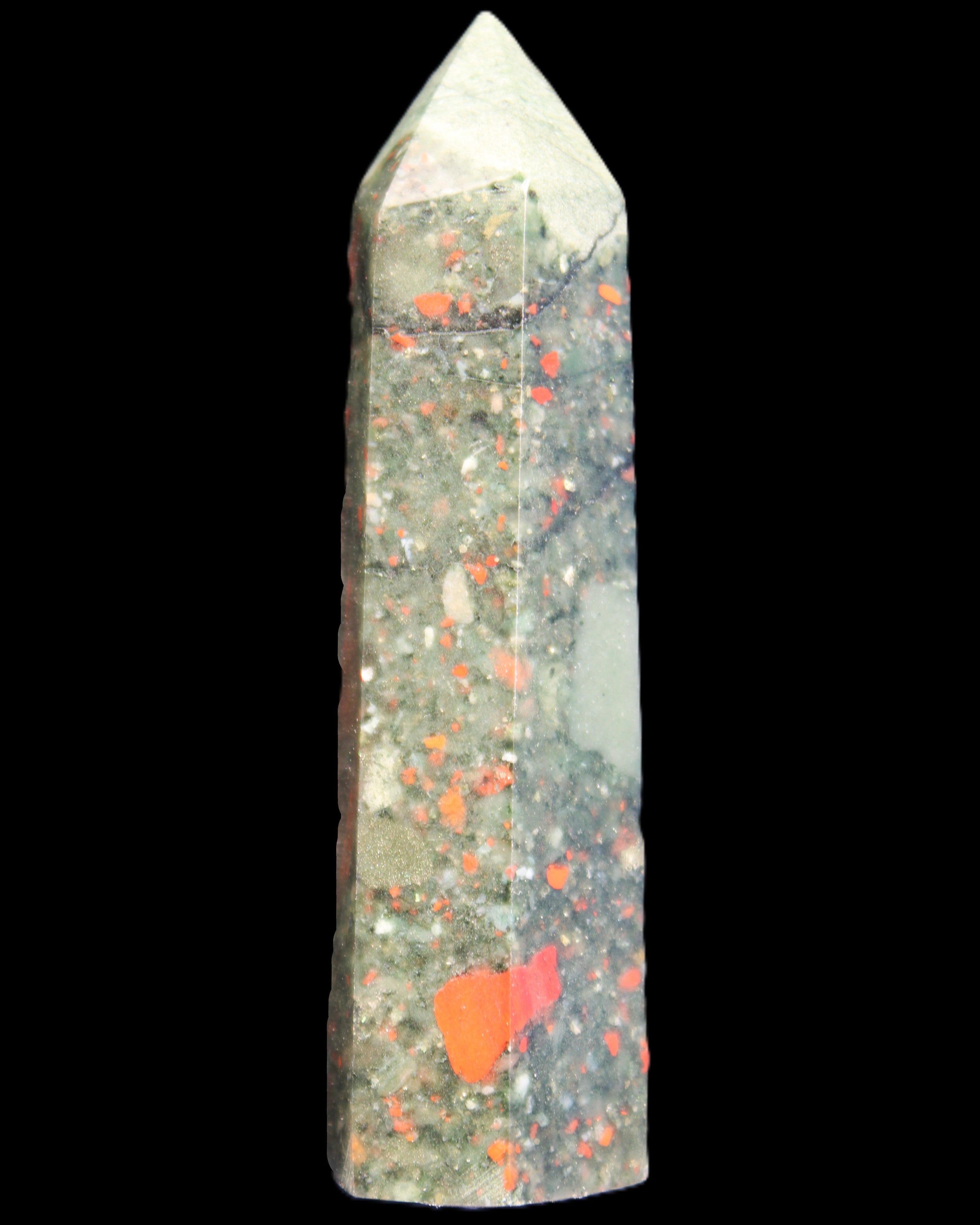 African Bloodstone wand 53g in sunlight - Rocks and Things Store
