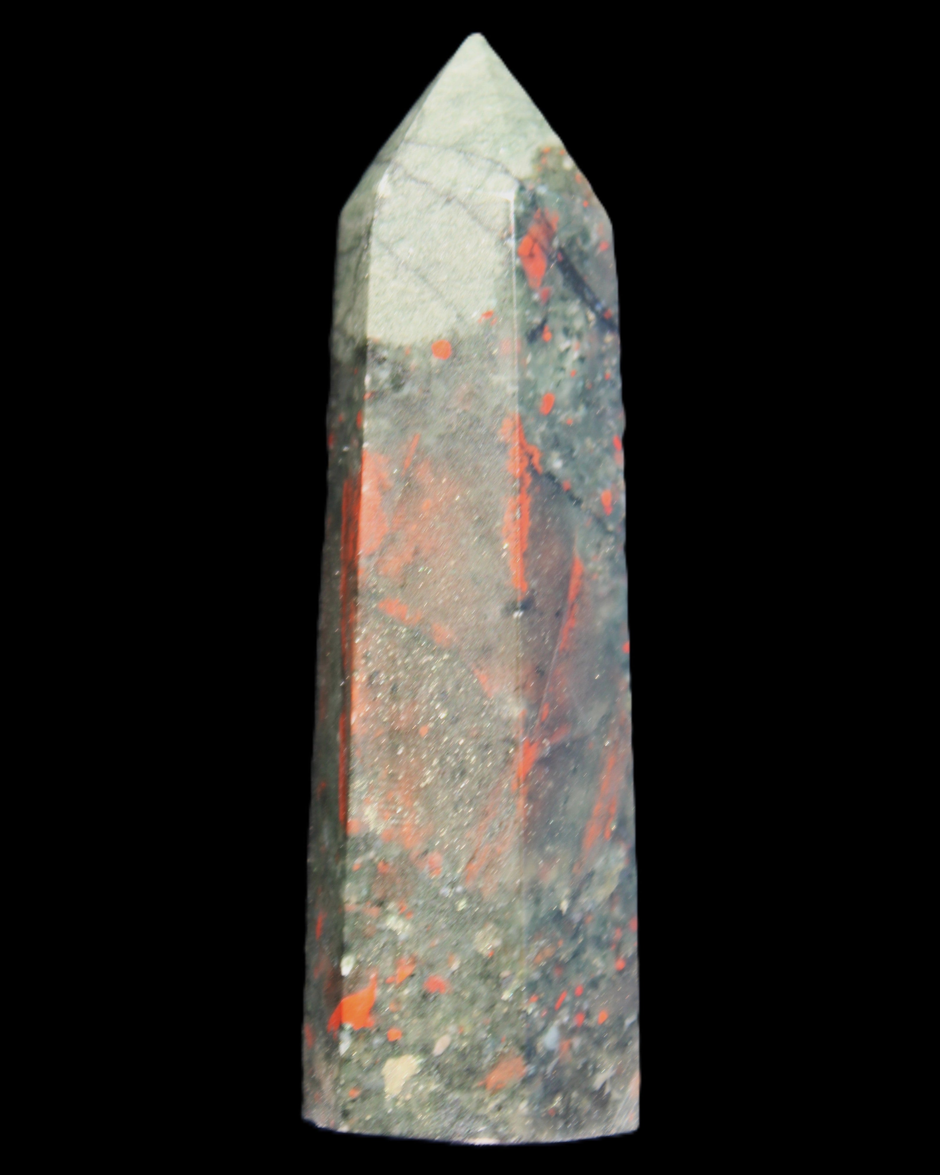 African Bloodstone wand 53g in sunlight - Rocks and Things Store