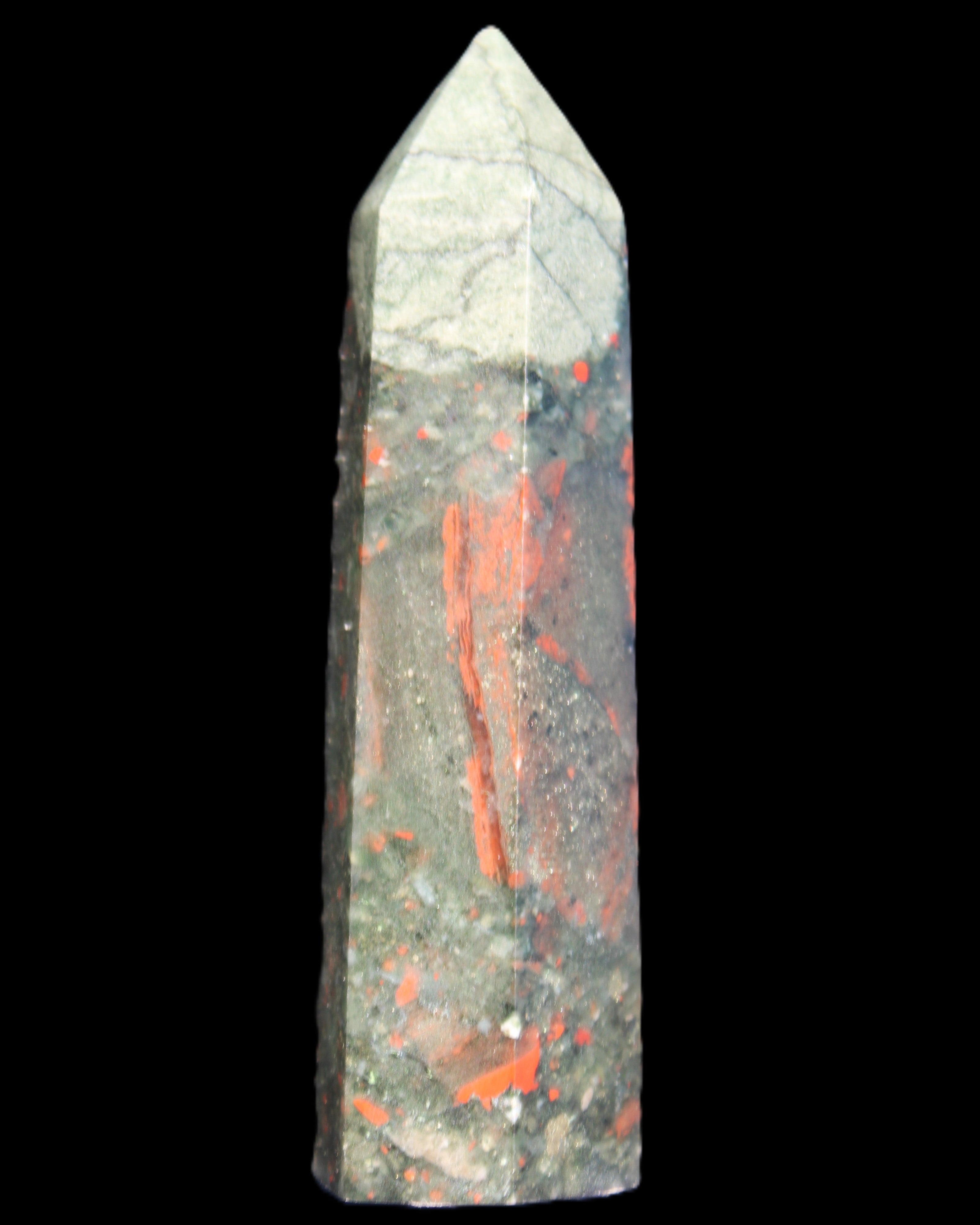 African Bloodstone wand 53g in sunlight - Rocks and Things Store