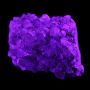 Super Seven Amethyst cluster 99g in UV light - Rocks and Things Store