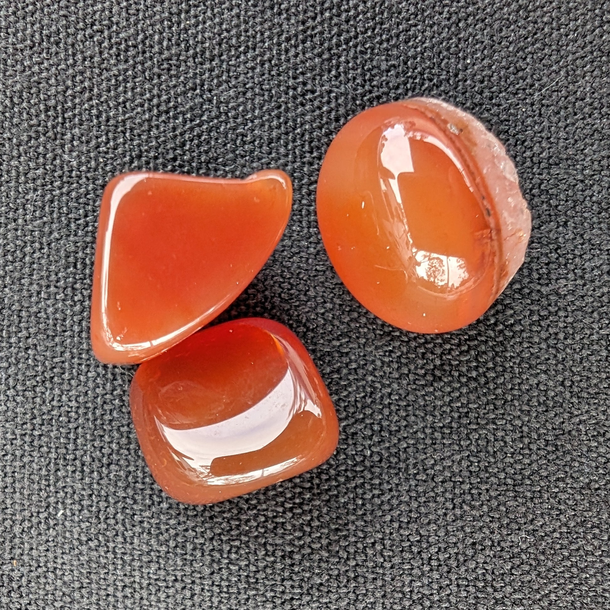 Red Agate 3/4 tumbled tiny stones 7-10g Rocks and Things