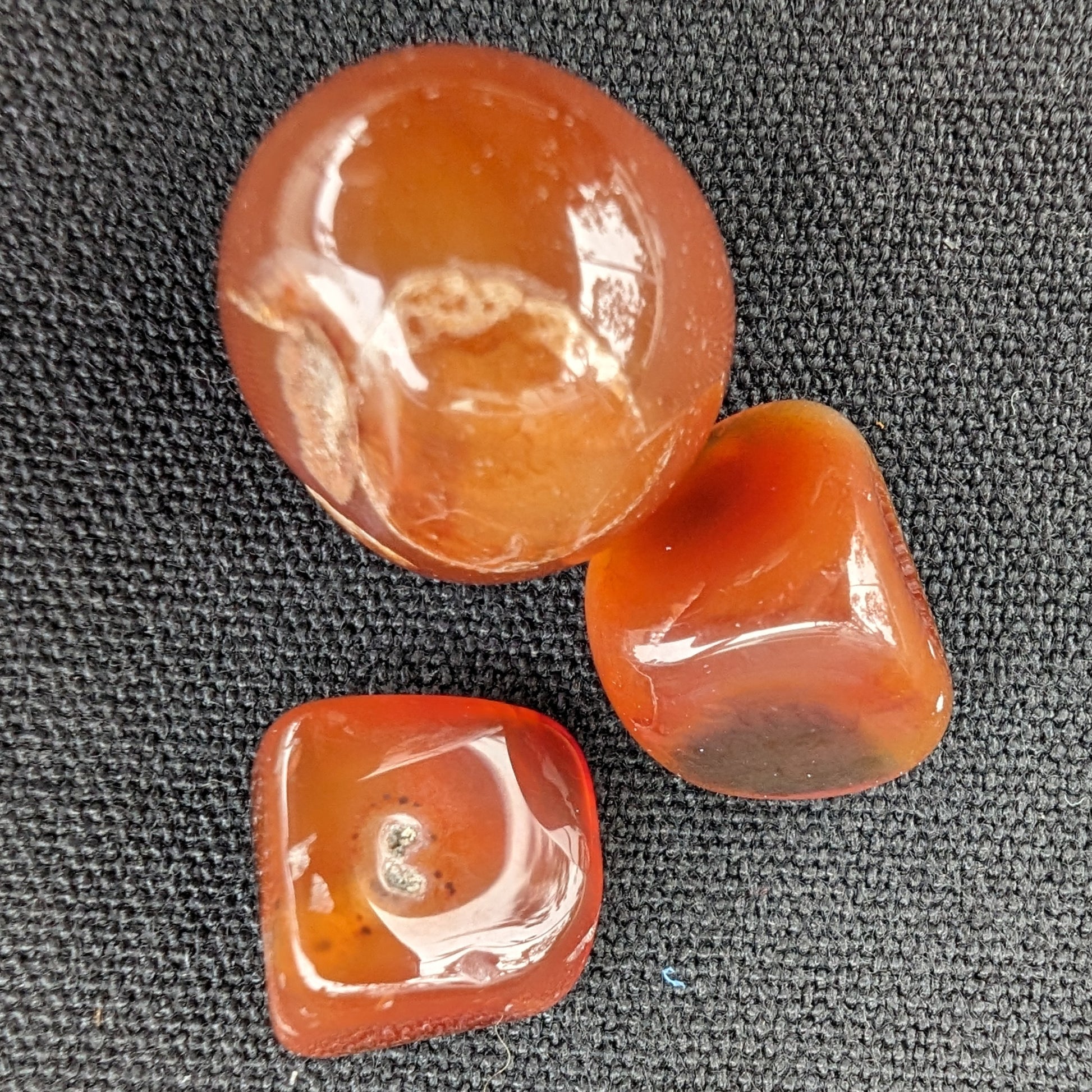 Red Agate 3/4 tumbled tiny stones 7-10g Rocks and Things