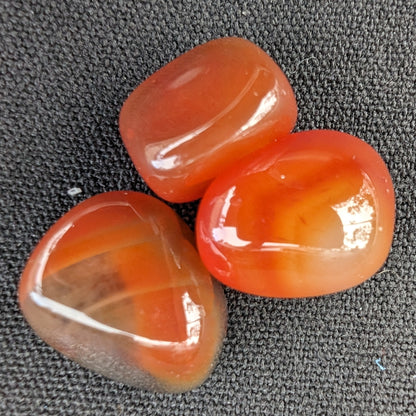 Red Agate 3/4 tumbled tiny stones 7-10g Rocks and Things