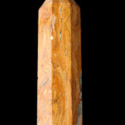 Afghan Jade Serpentine obelisk 764g in sunlight - Rocks and Things Store