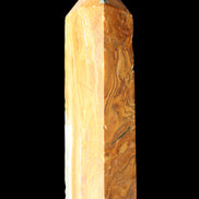 Afghan Jade Serpentine obelisk 764g in sunlight - Rocks and Things Store