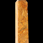 Afghan Jade Serpentine obelisk 764g in sunlight - Rocks and Things Store