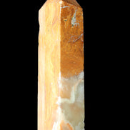 Afghan Jade Serpentine obelisk 764g in sunlight - Rocks and Things Store