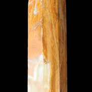 Afghan Jade Serpentine obelisk 764g in sunlight - Rocks and Things Store