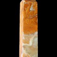 Afghan Jade Serpentine obelisk 764g in sunlight - Rocks and Things Store