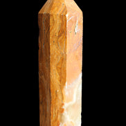 Afghan Jade Serpentine obelisk 764g in sunlight - Rocks and Things Store