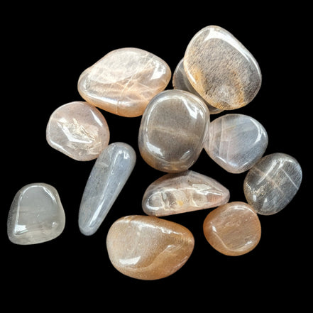 Golden Arusha Quartz 11 tumbled tiny stones 10-12g - Rocks and Things Store