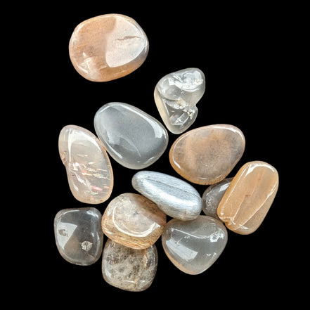 Golden Arusha Quartz 11 tumbled tiny stones 10-12g - Rocks and Things Store