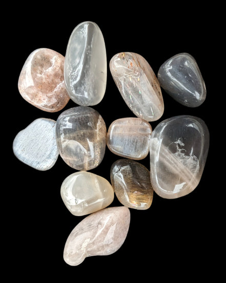 Golden Arusha Quartz 11 tumbled tiny stones 10-12g - Rocks and Things Store