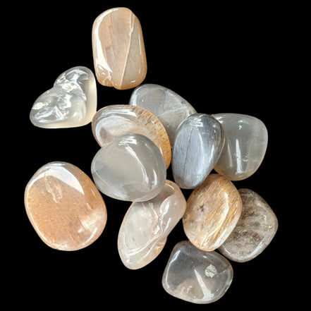 Golden Arusha Quartz 11 tumbled tiny stones 10-12g - Rocks and Things Store
