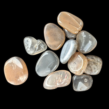 Golden Arusha Quartz 11 tumbled tiny stones 10-12g - Rocks and Things Store