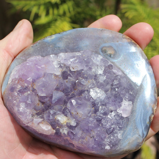 Amethyst geode cluster 400g Rocks and Things