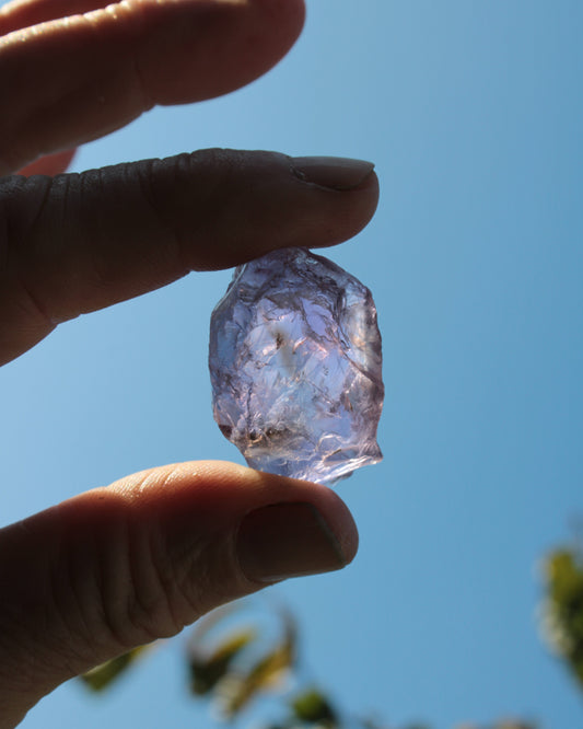 Amethyst etched Nirvana crystal 20g Rocks and Things