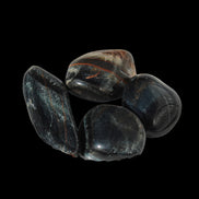 Blue Tigers Eye tiny tumbled stones  8-18mm 6-9g in sunshine - Rocks and Things Store
