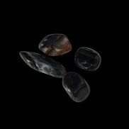 Blue Tigers Eye tiny tumbled stones  8-18mm 6-9g in sunshine - Rocks and Things Store