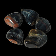 Blue Tigers Eye tiny tumbled stones  8-18mm 6-9g in sunshine - Rocks and Things Store