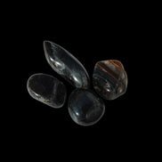 Blue Tigers Eye tiny tumbled stones  8-18mm 6-9g in sunshine - Rocks and Things Store