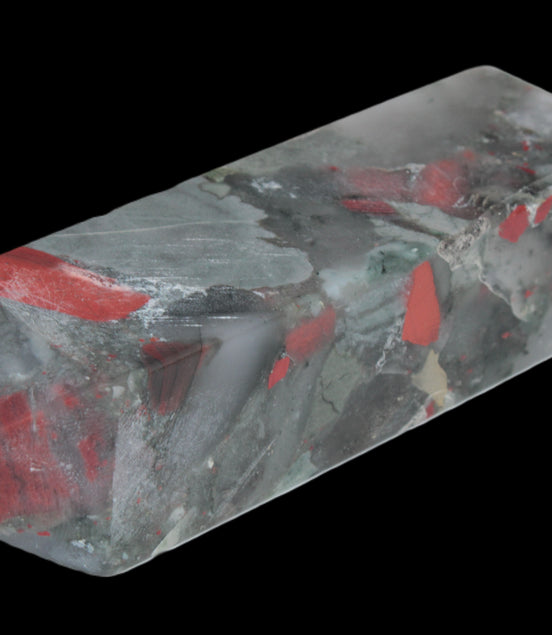 African Bloodstone obelisk 248g Rocks and Things